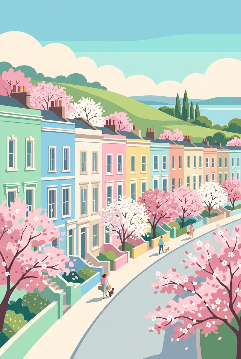 Terrace in Spring