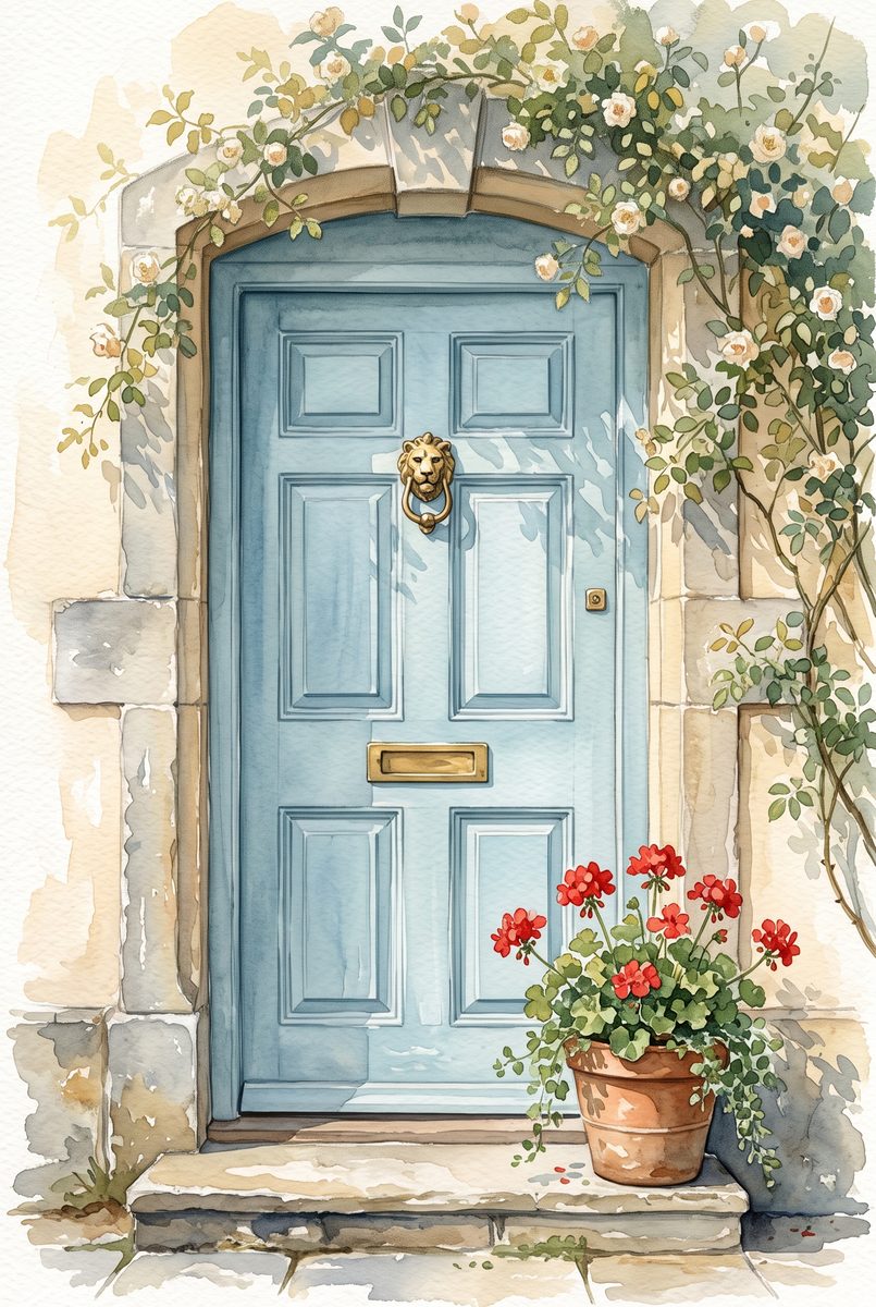 The Blue Front Door
